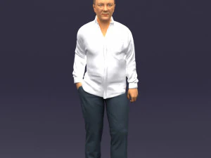 hand in pocketman 0420 3D Model