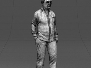 hand in pocketman 0420 3D Model