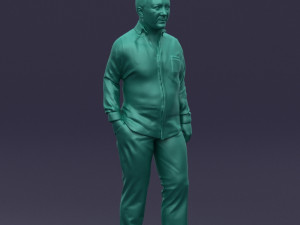 hand in pocketman 0420 3d print ready 3Dプリントモデル