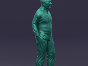 hand in pocketman 0420 3d print ready 3Dプリントモデル