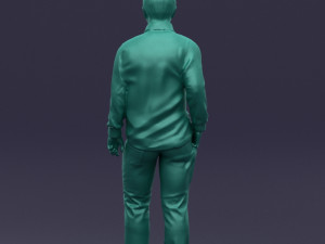 hand in pocketman 0420 3d print ready 3Dプリントモデル