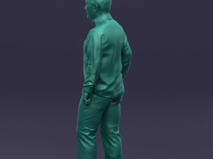 hand in pocketman 0420 3d print ready 3Dプリントモデル