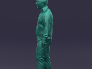 hand in pocketman 0420 3d print ready 3Dプリントモデル