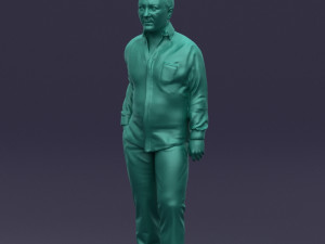 hand in pocketman 0420 3d print ready 3Dプリントモデル