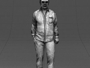 hand in pocketman 0420 3d print ready 3Dプリントモデル
