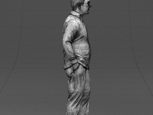 hand in pocketman 0420 3d print ready 3Dプリントモデル