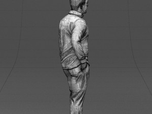hand in pocketman 0420 3d print ready 3Dプリントモデル
