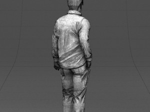 hand in pocketman 0420 3d print ready 3Dプリントモデル
