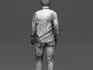 hand in pocketman 0420 3d print ready 3Dプリントモデル
