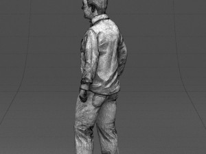 hand in pocketman 0420 3d print ready 3Dプリントモデル
