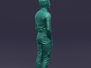 beard man 0421 3D Модель