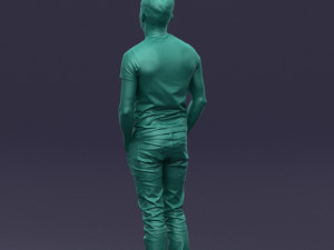 beard man 0421 3D Модель
