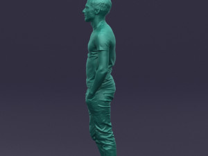 beard man 0421 3D Модель
