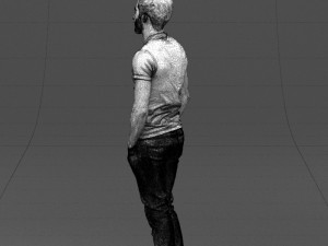beard man 0421 3D Модель