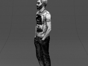beard man 0421 3D Модель