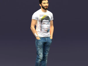 beard man 0421 3d print ready 3D Print Model
