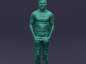 beard man 0421 3d print ready Model Cetak 3D