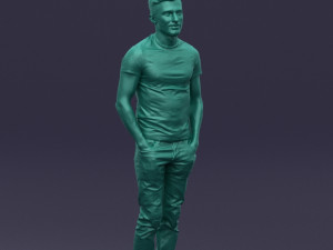 beard man 0421 3d print ready Model Cetak 3D