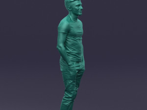 beard man 0421 3d print ready Model Cetak 3D