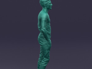 beard man 0421 3d print ready Model Cetak 3D