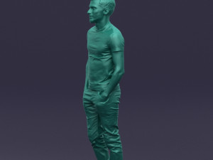 beard man 0421 3d print ready Model Cetak 3D