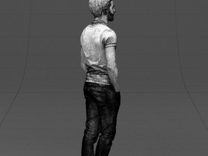beard man 0421 3d print ready Model Cetak 3D