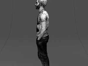 beard man 0421 3d print ready 3D Print Model
