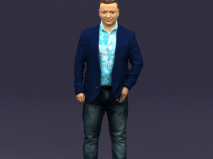 cool jeans man 0422 3D Модель