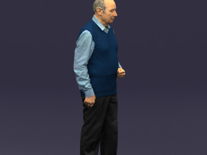 old man 0423 3D Model