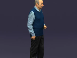 old man 0423 3D Model