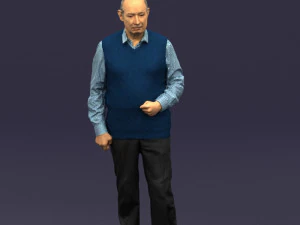 old man 0423 3D Model