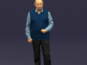 old man 0423 3d print ready 3Dプリントモデル