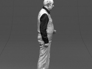 old man 0423 3d print ready 3Dプリントモデル