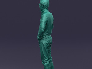with glasses man 0424 3D Model