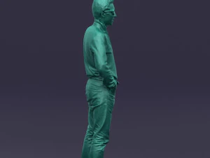 with glasses man 0424 3D Print Model