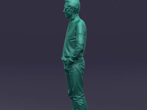 with glasses man 0424 3D Print Model