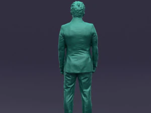 black suit man 0425 3D Model