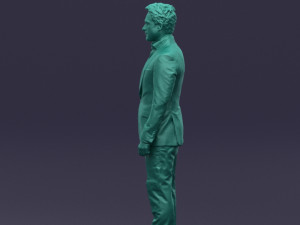 black suit man 0425 3d print ready Model Cetak 3D