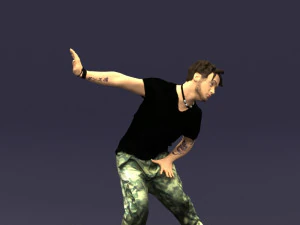 mad dancer man 0430 3D Model