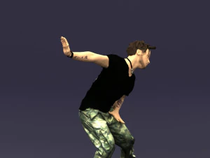 mad dancer man 0430 3D Model