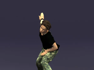 mad dancer man 0430 3D Model