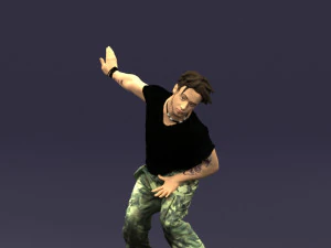 mad dancer man 0430 3D Model