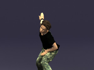 mad dancer man 0430 3d print ready 3D Print Model
