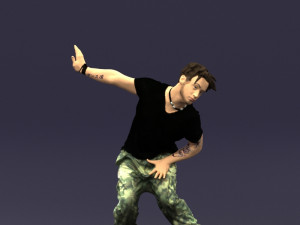 mad dancer man 0430 3d print ready 3D Print Model
