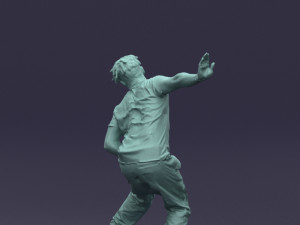 mad dancer man 0430 3d print ready 3D Print Model
