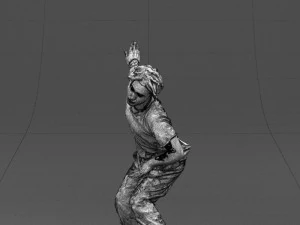 mad dancer man 0430 3d print ready 3D Print Model