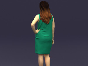 green woman 0415 3D 모델