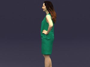 green woman 0415 3D 모델