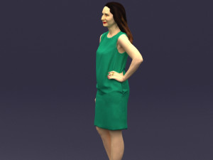 green woman 0415 3D 모델