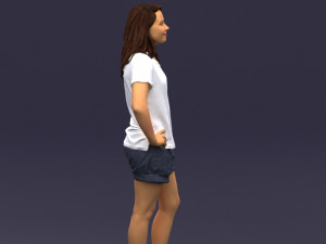 shorts woman 0416 3D Model